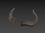 satan horn 3D model
