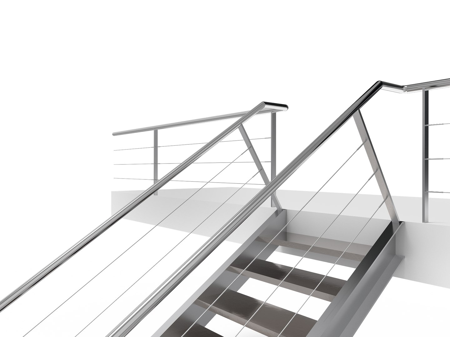 Metal Stair Staircase 3D Model - TurboSquid 1388210