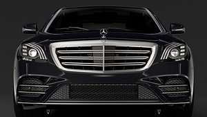 3D mercedes benz s 560 model