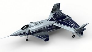 3D model rockwell fighter