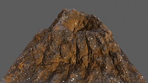 3D volcano model