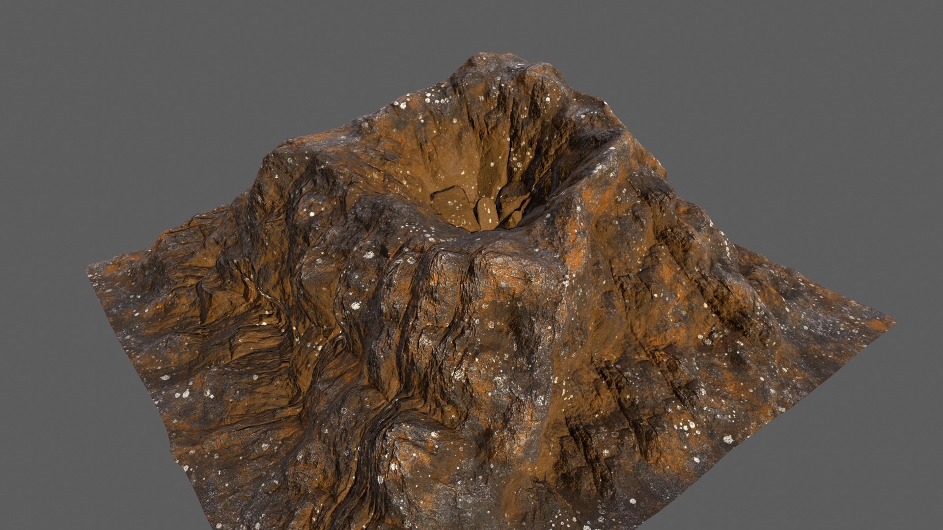 3D Volcano Model - TurboSquid 1152775