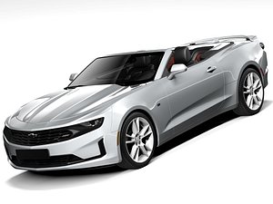 3D Chevrolet Camaro Convertible RS 2019
