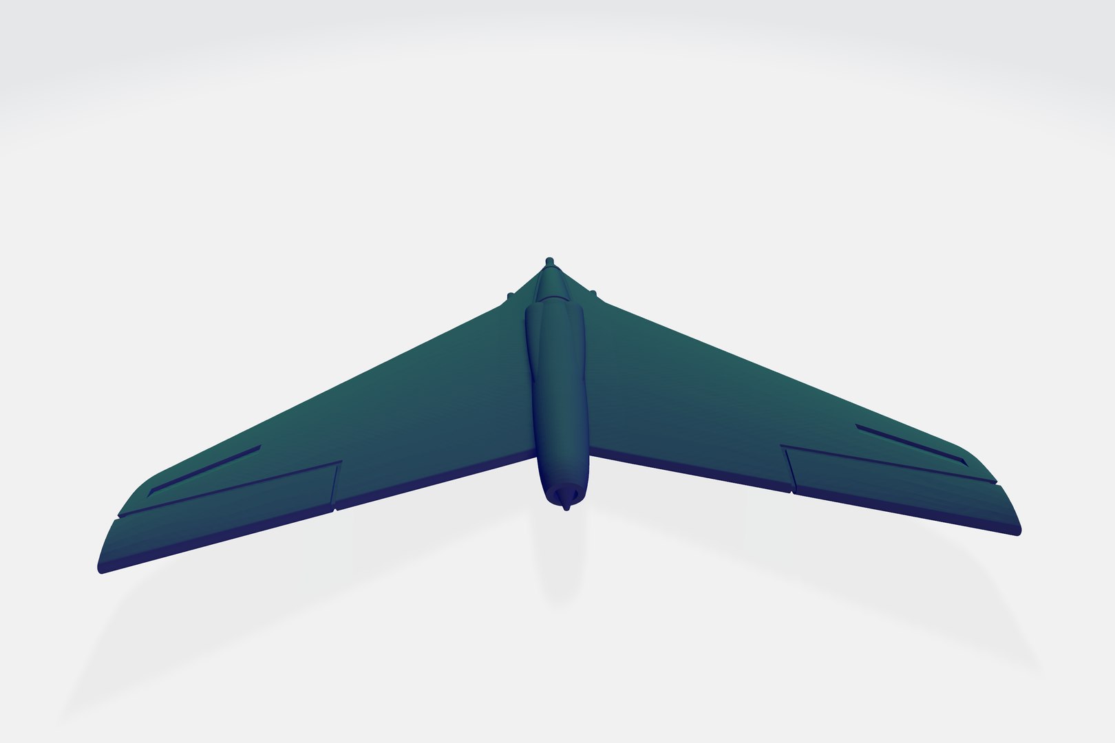 3D Horten Ho X Jet Fighter - TurboSquid 2251735