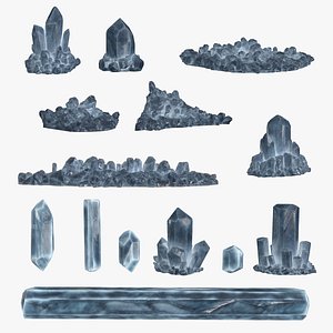 3D Crystal Props Collection