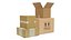 Cardboard Boxes Stack