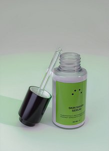 Glass flask 3D model