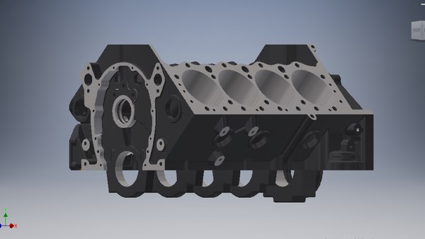 modelo 3d modelo 3d del bloque del motor v8 - TurboSquid 2117460