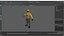 3D Flight Deck Marshal with Camouflage Pants Yellow