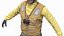 3D Flight Deck Marshal with Camouflage Pants Yellow