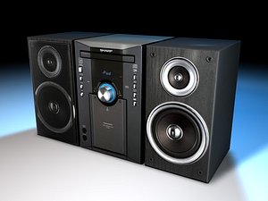 Sharp Shelf Stereo