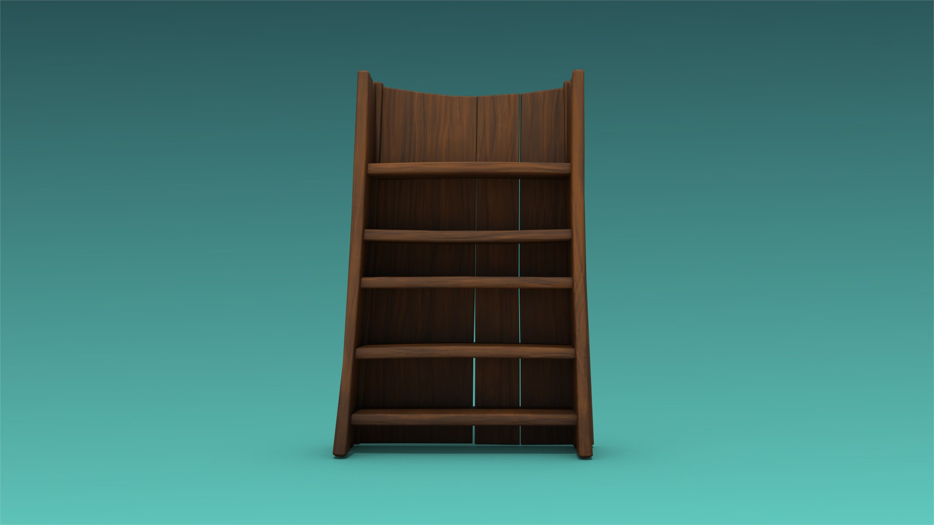 Lowpoly Shelf 3D Model TurboSquid 1658476