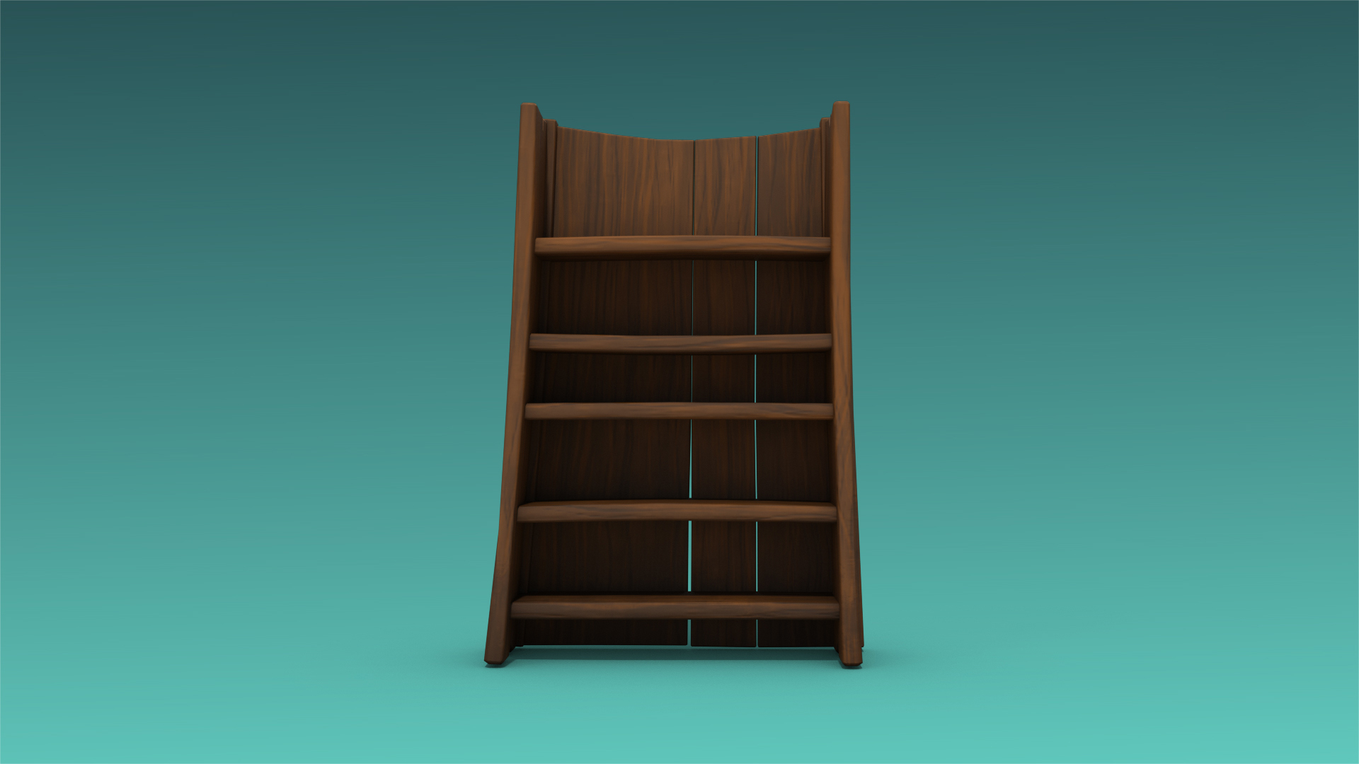 Lowpoly shelf 3D model TurboSquid 1658476