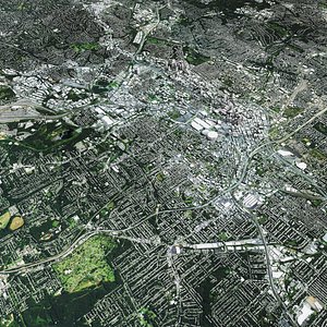 Atlanta With Terrain