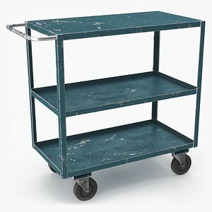 Old Reinforced Service Cart