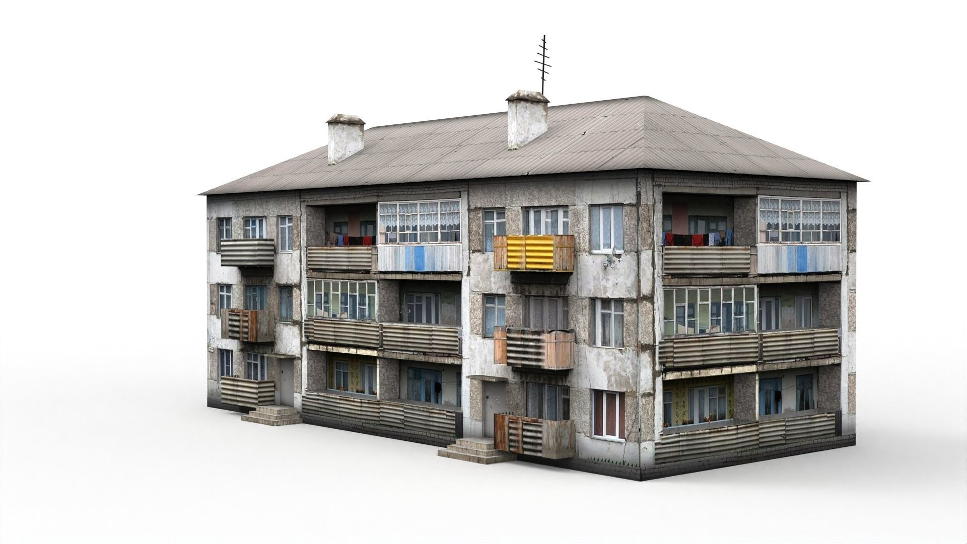kostenlos Dreistöckiges Haus 3D-Modell - TurboSquid 1723533