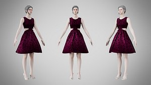 Dress 33 Velvet Plum Dream