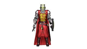 English crusader Infantry 3 3D model