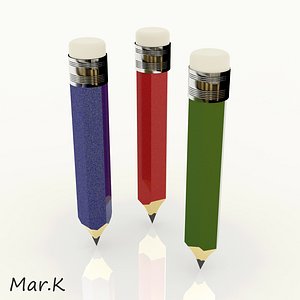 pen pencil 3d model