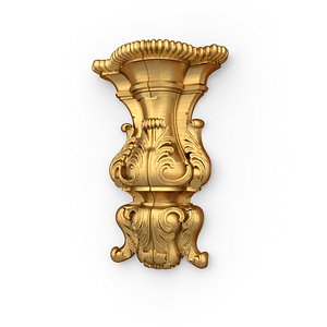 3D carved classic decorative ornament cnc 3d printing stl 54