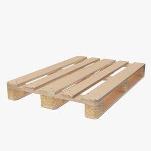 Wood Pallet II 3D model