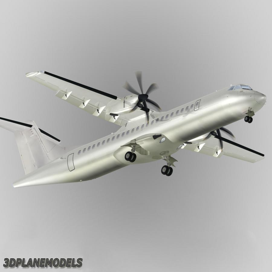 3d atr 72-500 generic white