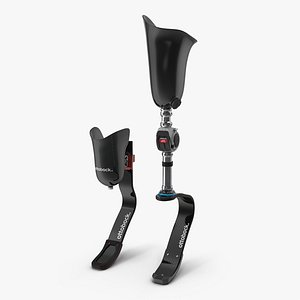 3d prosthetic leg arm model