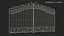 Gilded Wrought Iron Gates