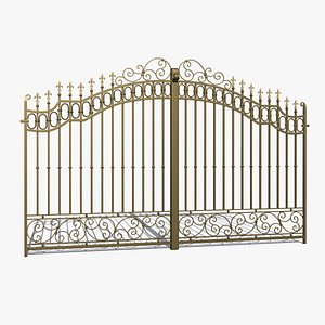 Gilded Wrought Iron Gates
