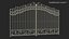 Gilded Wrought Iron Gates