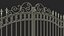 Gilded Wrought Iron Gates