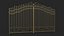 Gilded Wrought Iron Gates