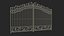 Gilded Wrought Iron Gates