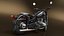 Motorcycle Ural M70 Black Rigged for Maya