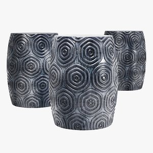 World menagerie dora ceramic garden stool 3D