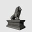 3d model lion statue