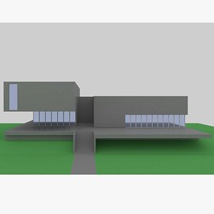 Modern villa 3D model