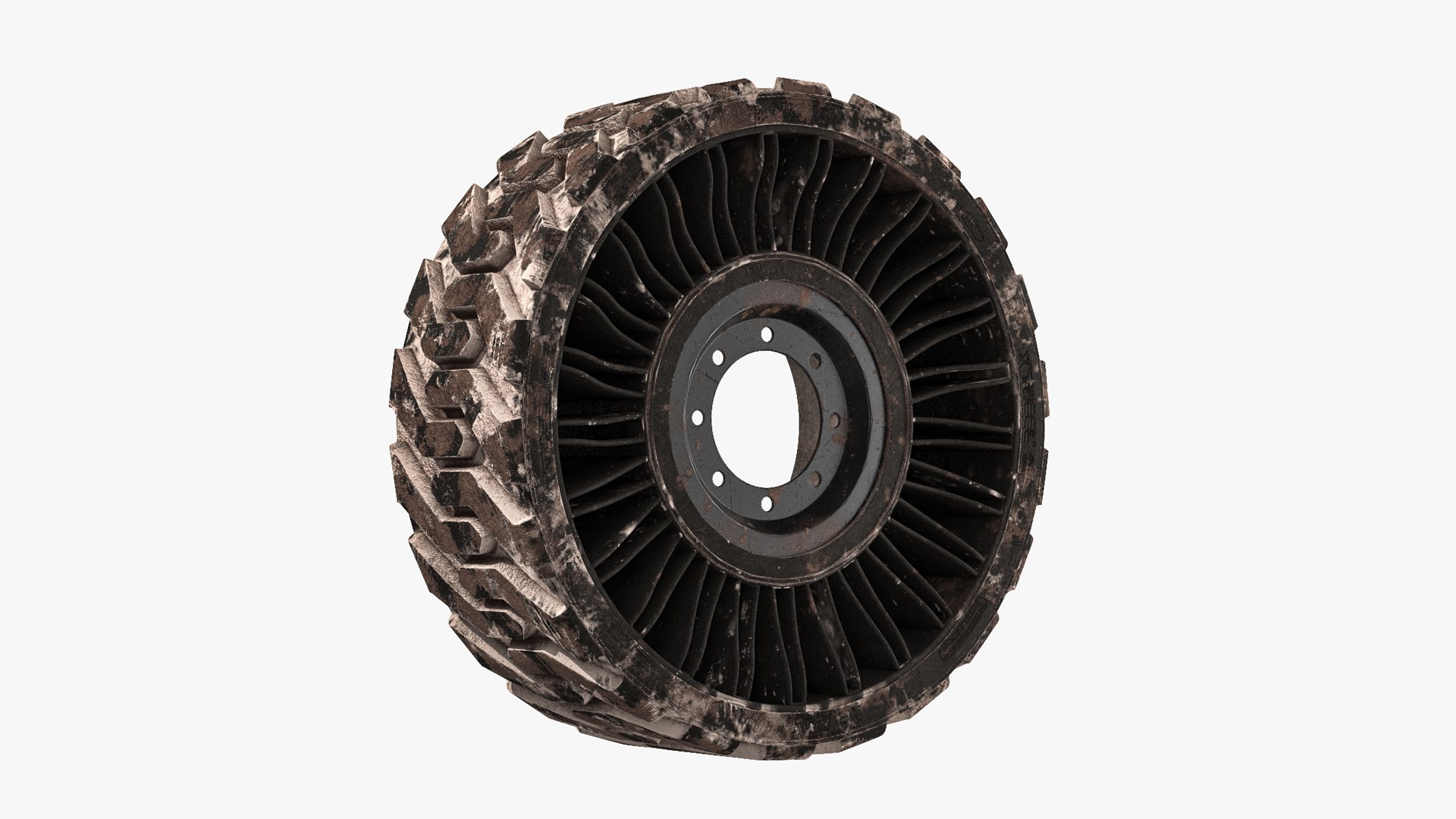 Michelin X Tweel All Terrain Dirty 3D model preview