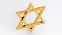 Star David Symbol Gold