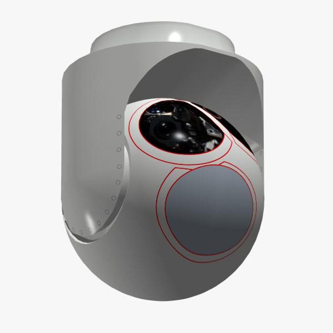 L3 Electrooptical Sensor Mx15hdi 3d Model