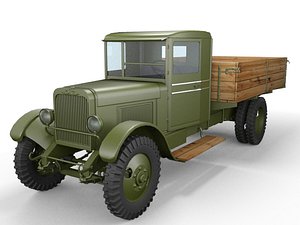 zis-5 truck 3d model