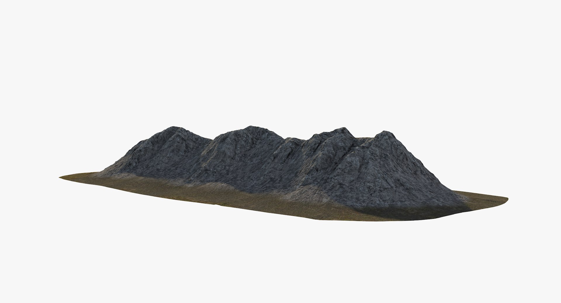 3D Mountain Ridge 7 - TurboSquid 1259724