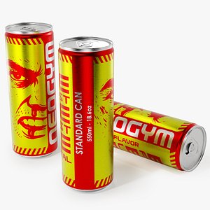 Beverage Can Standard 550ml - Closed and Open