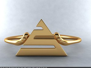 3d model egypt ring