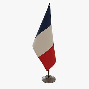 3D Table Flag France