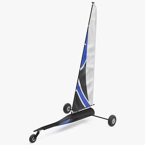 Remote Control Land Yacht Rigged 3D model