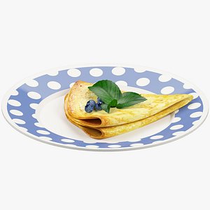 pancakes plate 3D model