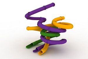 Closed Tubular Water Slides for Amusement Park