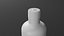 Botella de champú cosmético