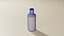 Botella de champú cosmético